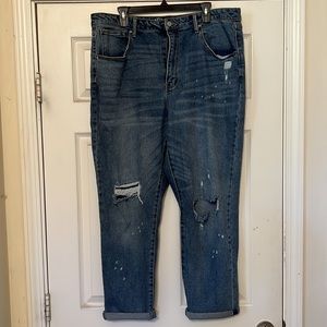 No Boundaries Ripped Boyfriend Jeans